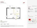 Mieszkanie 45,01&nbsp;m², Kraków, Nowa Huta, Mistrzejowicka - zdjęcie 6