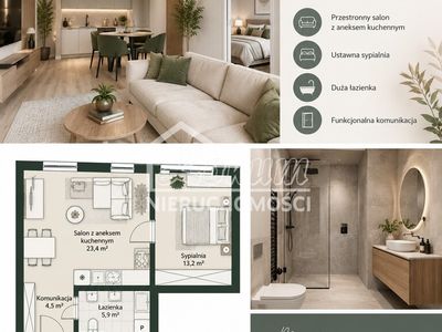 Mieszkanie 47 m², Szczecin - 15969395