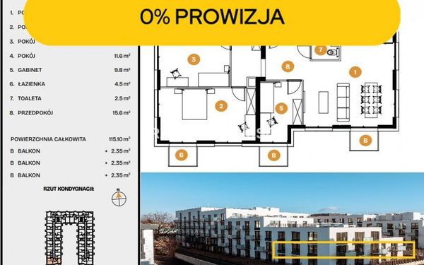Zdjęcie ogłoszenia - Mieszkanie 3 pokojowe