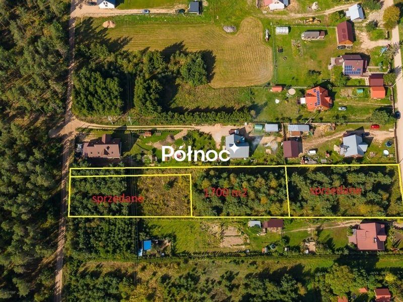 Działka rolna 1700&nbsp;m², Załuki - ID: 14839798