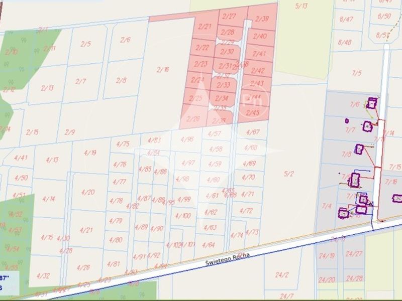 Działka budowlana 840&nbsp;m², Zabłudów, św. Rocha - ID: 14984284