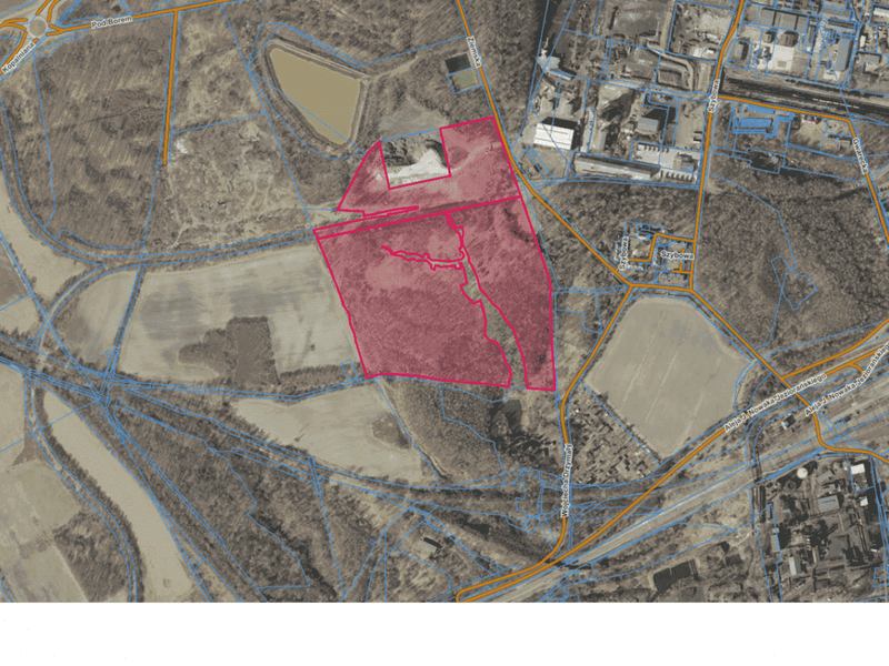 Działka inwestycyjna 15,47&nbsp;ha, Zabrze, Ziemska - ID: 15727328
