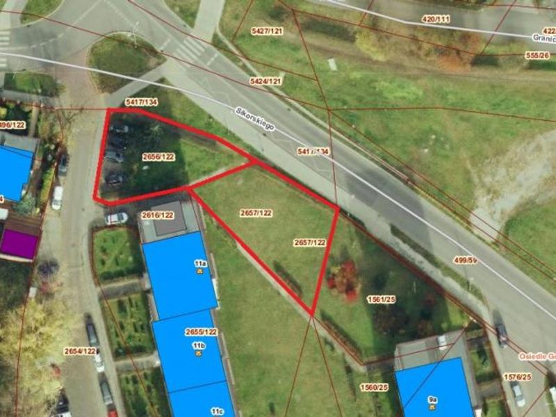 Działka inwestycyjna 729&nbsp;m², Bytom, Sikorskiego - ID: 15744862