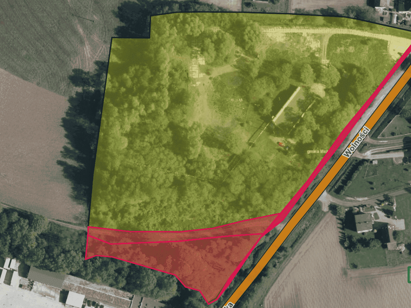 Działka inwestycyjna 4107&nbsp;m², Mszana, Wolności - ID: 15830349