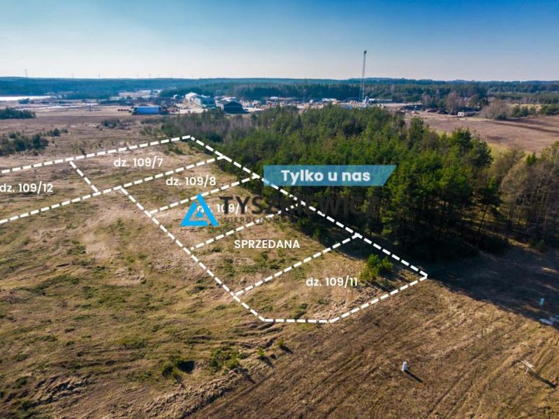 Piękna działka granicząca z lasem w Stężycy - ID: 15901999