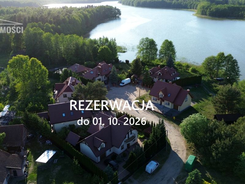 Mazury - Ostróda, dwa budynki mieszkalne nad jeziorem Pauzeńskim, własny pomost - ID: 15903913