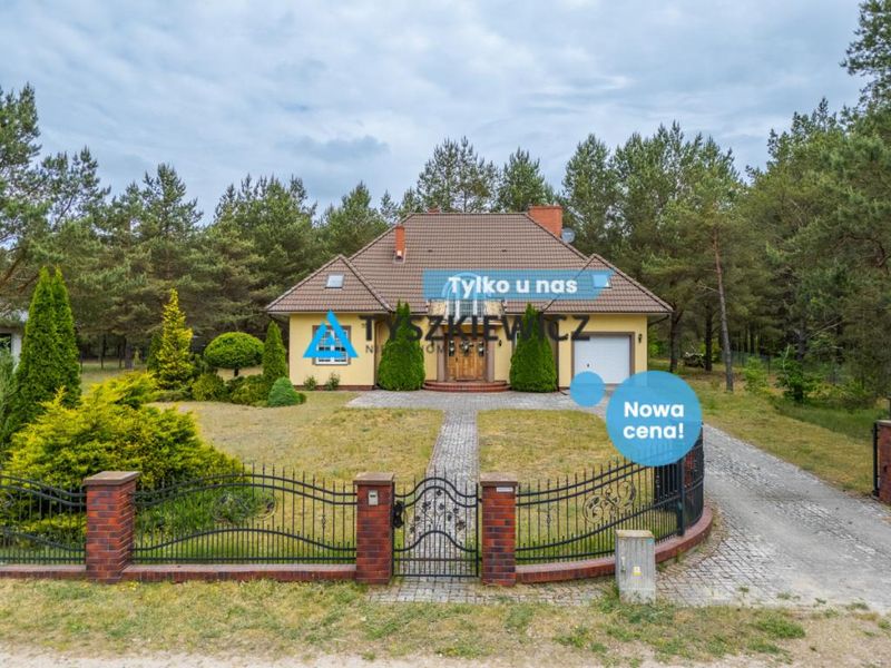 Przestronny, pięknie położony dom z lasem, Krzyż - ID: 15917214