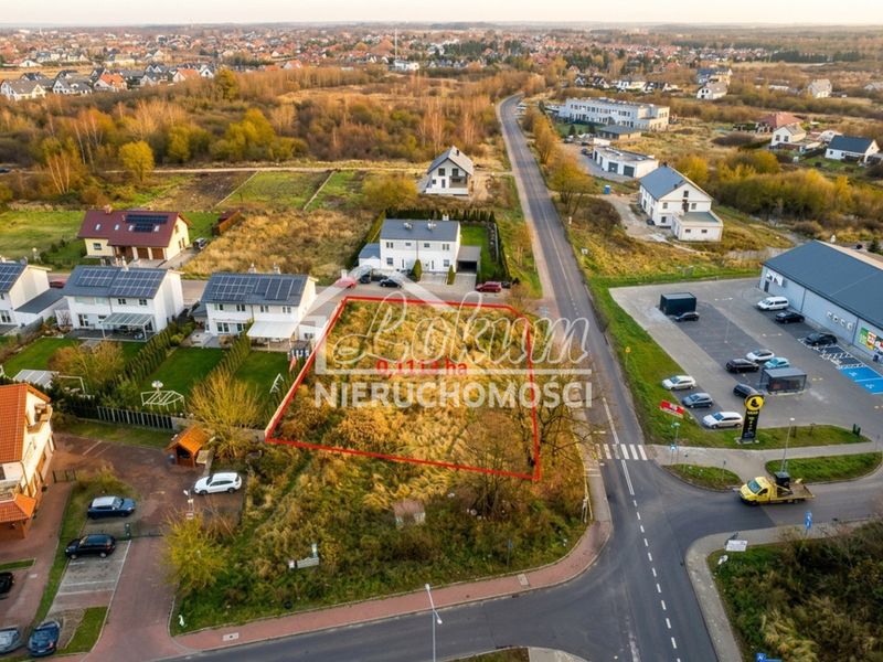 Działka budowlana 1113 m², Szczecin - ID: 15918397