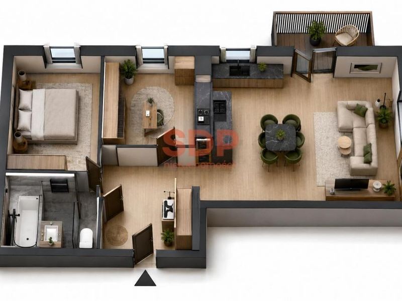 Mieszkanie 54&nbsp;m², Zabrodzie, Zabrodzie - ID: 15919178