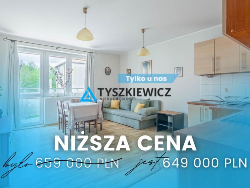 Gdańsk Siedlce Komfortowe 40,6 m² Idealne na start - ID: 15949808