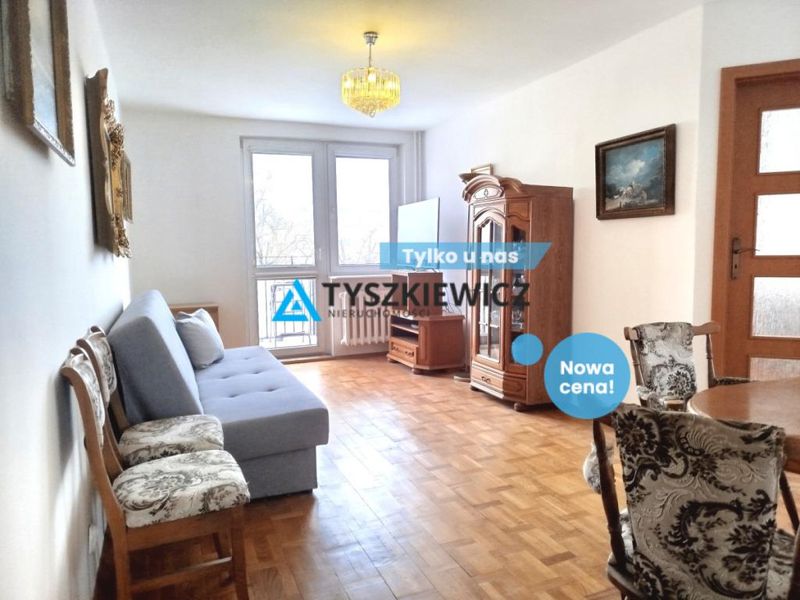 Odświeżone z balkonem przyjazne pupilom Orłowska - ID: 15950749