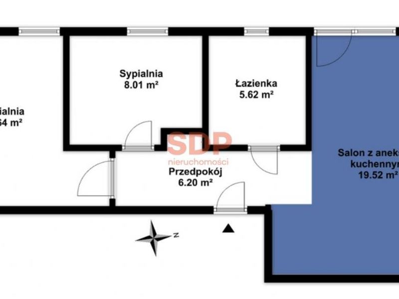 Mieszkanie 50 m², Wrocław, Aleja Architektów - ID: 15958462