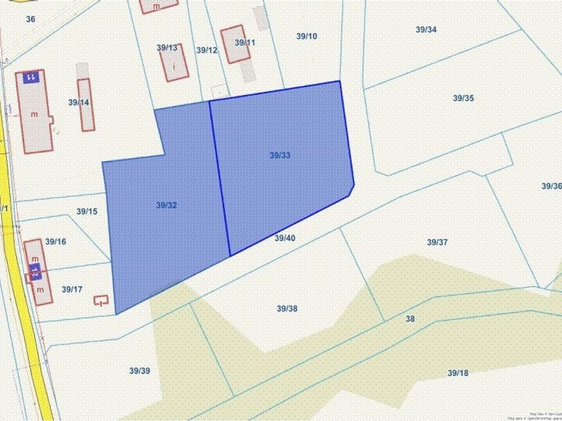 Działka budowlana 3046 m², Wrzeście