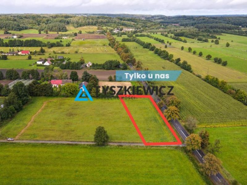 Działka przy głównej drodze - WZ NA 2 DOMY