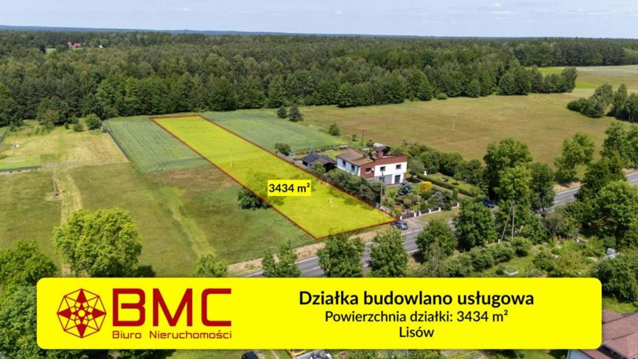 Działka na sprzedaż, Lisów