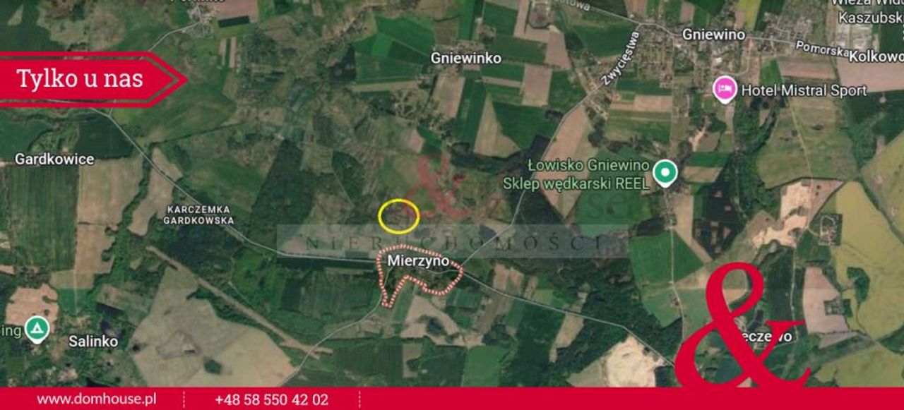 Działka na sprzedaż, Mierzyno, Rukowo