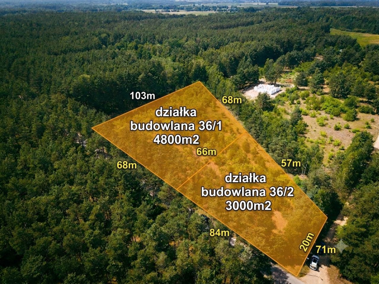 Działka na sprzedaż, Osina