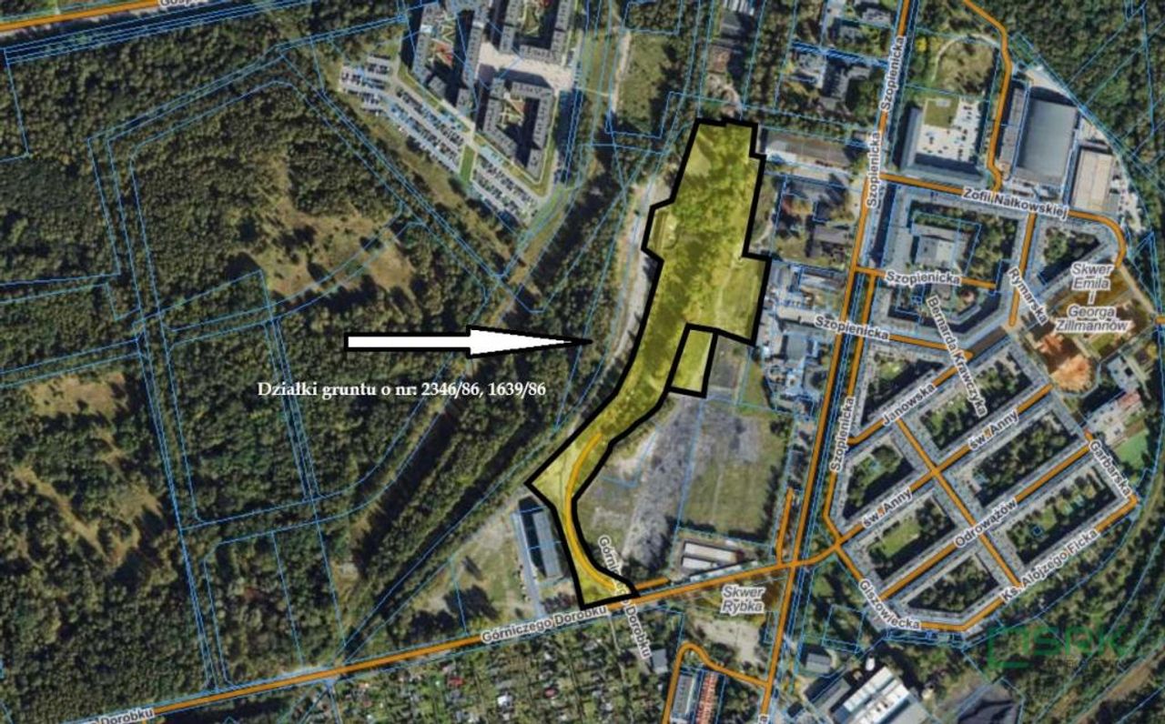 Działka na sprzedaż, Katowice, Janów-nikiszowiec