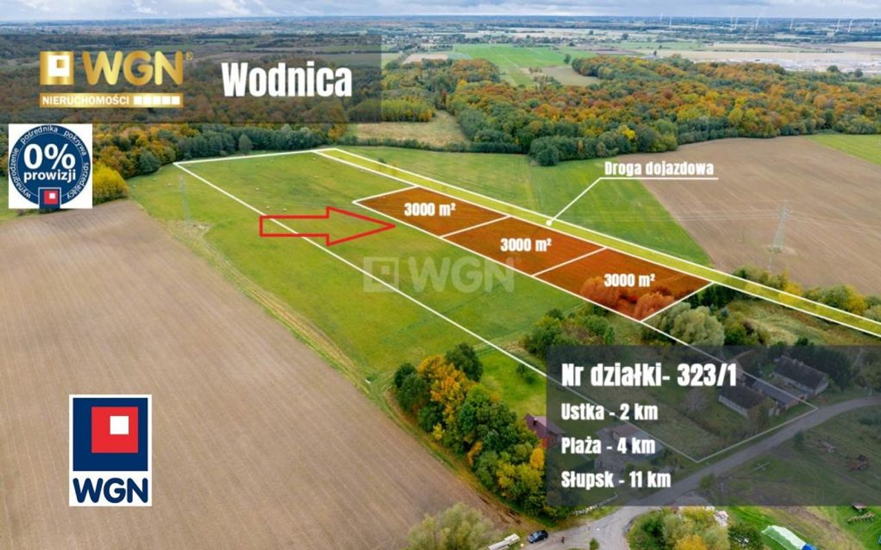 Działka na sprzedaż, Wodnica