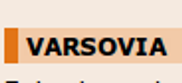 Logo - Varsovia