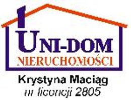 Logo - UNI-DOM Nieruchomości
