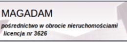Logo - Magadam Nieruchomości