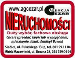 Logo - Agencja Nieruchomości ,,Cezar"