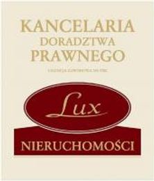 Logo - Kancelaria Doradztwa Prawnego i Nieruchomości LUX