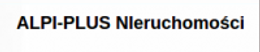 Logo - Alpi-plus nieruchomosci