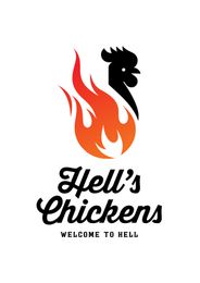 Logo - Hell’s Chickens Kamil Kacprzak