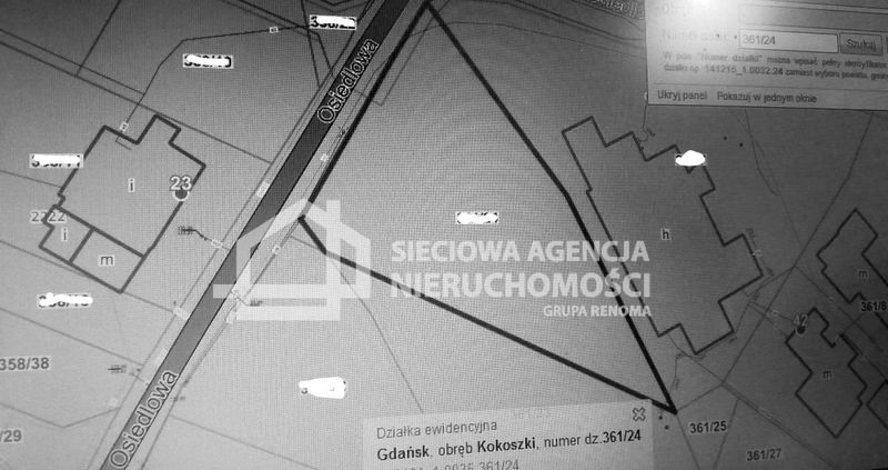 Zdjęcie planów ogłoszenia