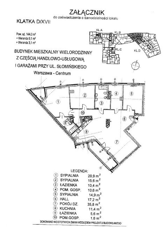 Zdjęcie planów ogłoszenia